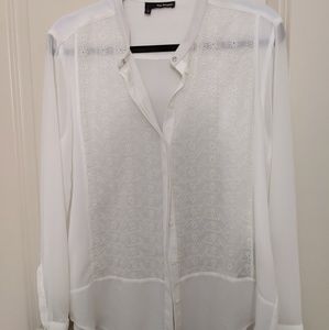 The Kooples white lace blouse